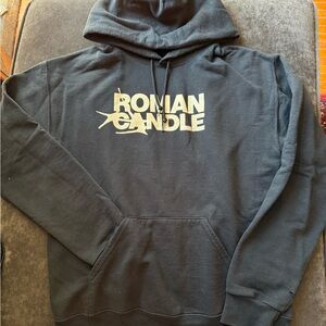 Roman Candle Band Men’s Large Well Loved Black Hoodie